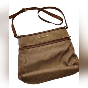 Michael Kors Tan Logo Crossbody Bag